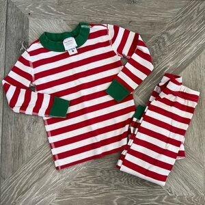 Hanna Andersson 3T striped Christmas jammies